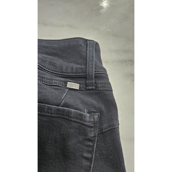 1822 Denim Black Five Pockets Straight Legs Button Pullover Men's Jeans Size 6 - Picture 6 of 10